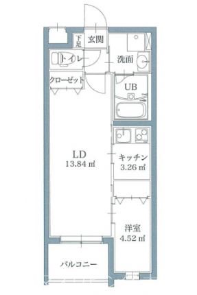 リアンレガーロ井尻ステーションEAST館 間取図　
