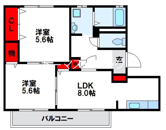 シャーメゾン福間　 間取り