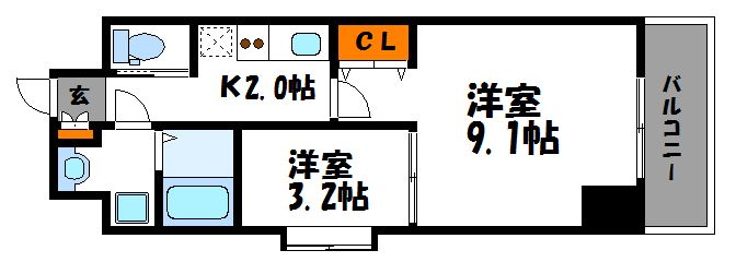 ウインステージ平尾 間取り