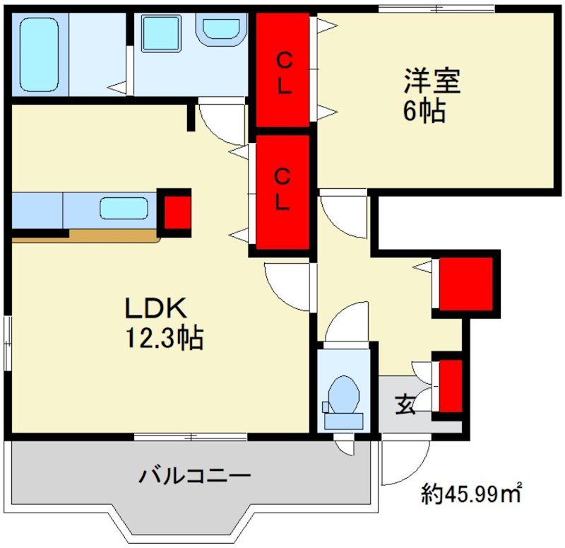 セイポート K 間取り