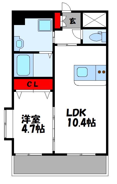 ニューガイア博多東 間取り