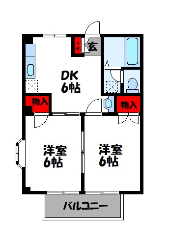 シティハイツ大場 間取り