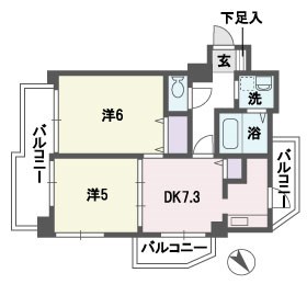 レフィナード南山荘 間取り