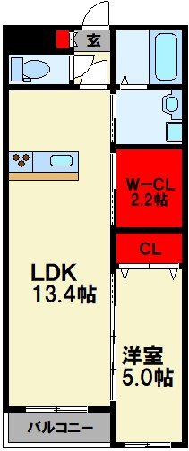 グランドゥール潤野 間取り