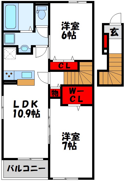 ボスカート　J.Ⅰ 間取り