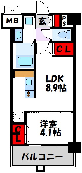 エルグランド吉塚 間取り