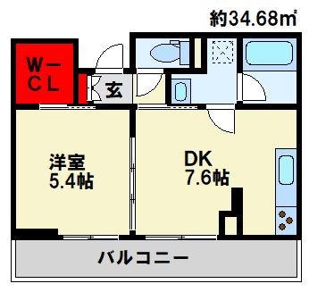 シャーメゾン スプリング デイズ 間取り　※現状優先