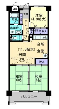 アンピール二日市 間取り