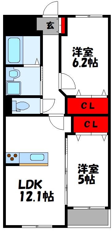 グランドゥール立岩 間取り