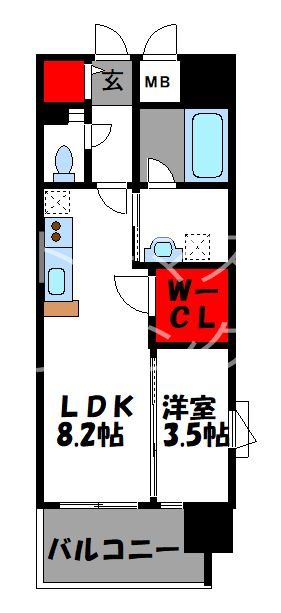 CINQ IWASE BLD 間取り