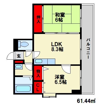 グレイスコート 間取り図　