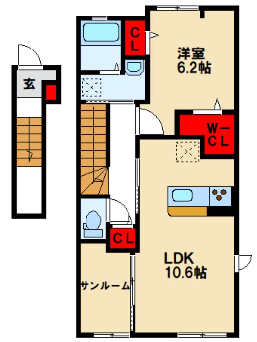 ヒカルサ鳥栖今泉ノース 間取り