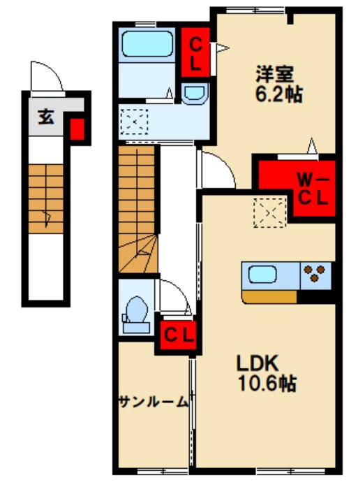 ヒカルサ鳥栖今泉ノース 間取り