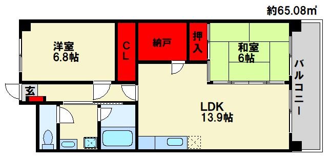 エトワール大野城 間取図　※現状優先