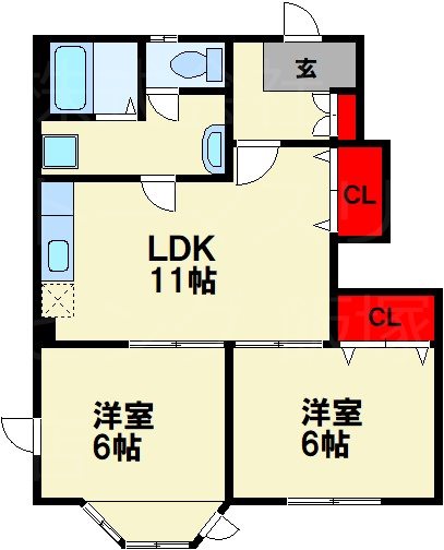 Rアベニール C 間取り