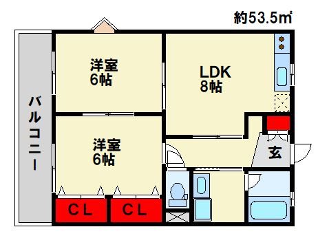 ブルーロード日の出 間取り　※現状優先