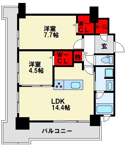 ラフィーネ博多南 間取り