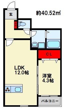 日の出町4丁目AP(仮) 間取り　※現状優先