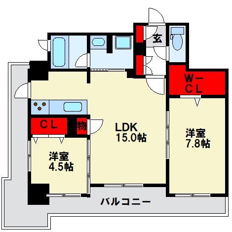 ラフィーネ博多南 間取り