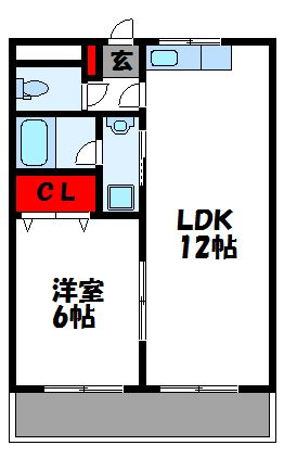 エクセルハイツモリⅡ 間取図