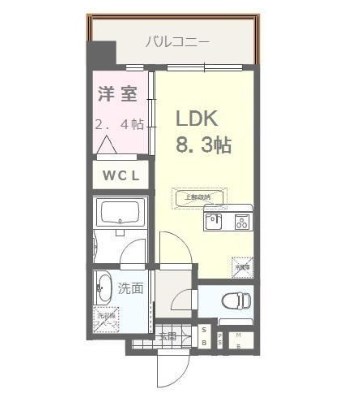 ヴィラージュ県庁前参番館 間取りです