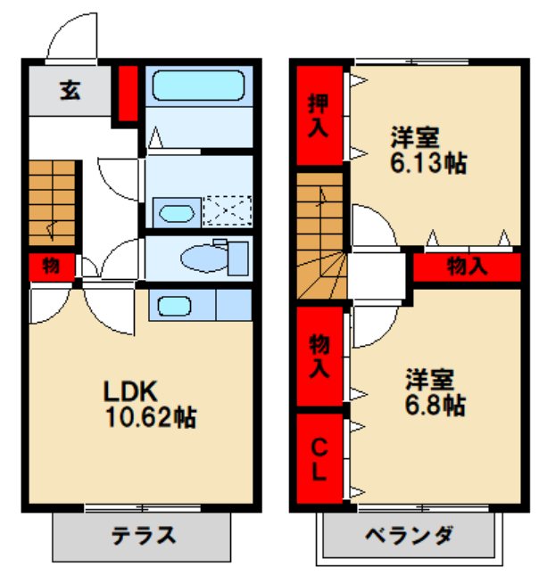 SAKURAタウンハウス 間取り