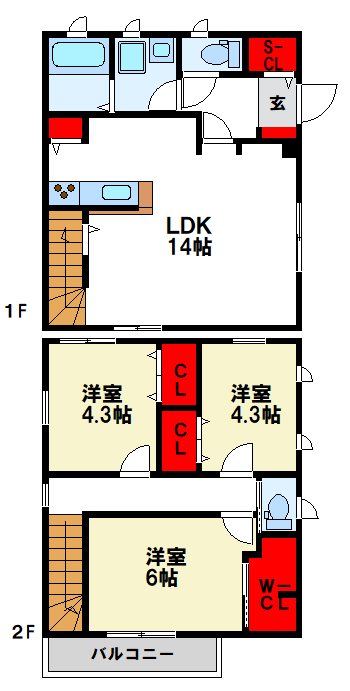 GRAN　CRECIA上大利 間取り