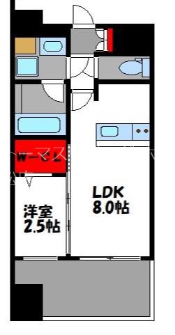 グランフォーレプライム六本松Ⅱ 間取り