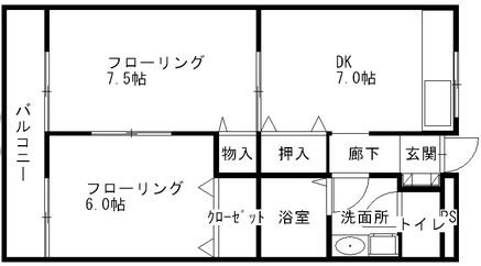 ヴィアーレ警固 間取り