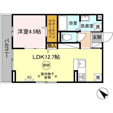カタンニュードーム前 間取り