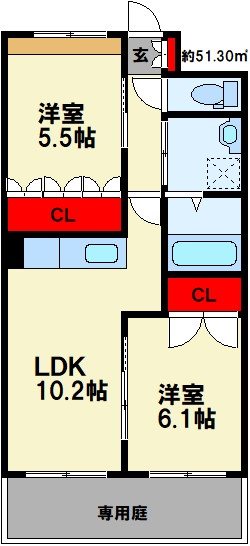 ローズヒルズ 間取り