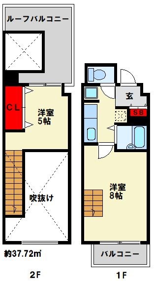 シャロム高宮 間取図