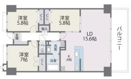 アイランドシティ・インフィニガーデン　サウス棟 間取り図