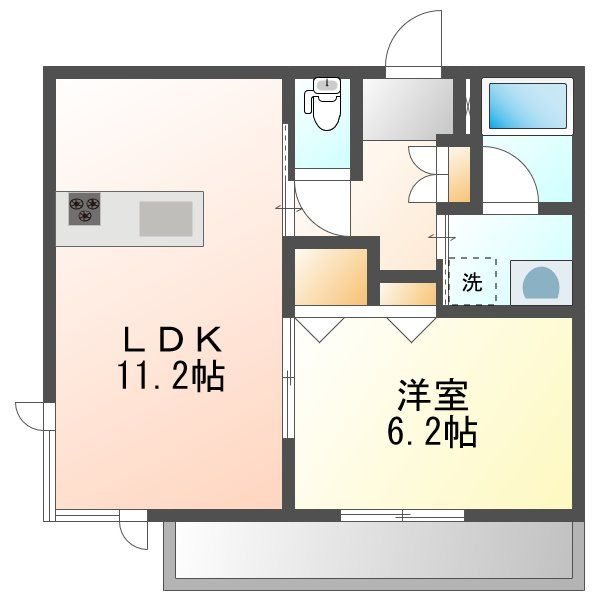 シャーメゾンエワン 間取り