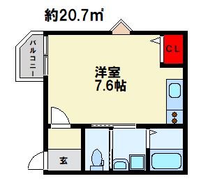 井尻2丁目新築アパート 間取り　※現状優先