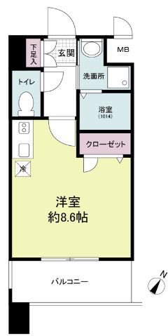 ヴィラクレスト吉塚（旧サムティ吉塚南) 間取り
