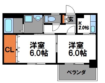 ドミール平尾 間取り