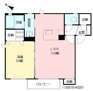シャーメゾン那珂　弐番館 間取り