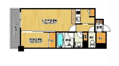 西新テングッドシティ SAVOY 間取り