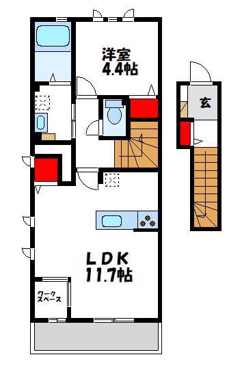 アリエッタ水巻 間取り