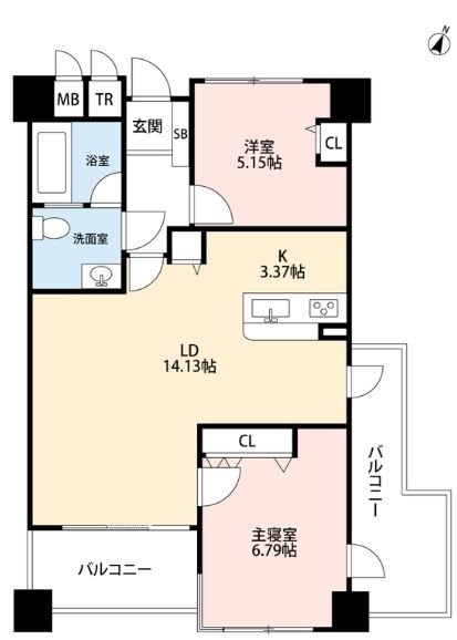 クレアウォーターマーク 間取り