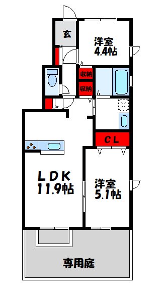 アリエッタ水巻 間取り