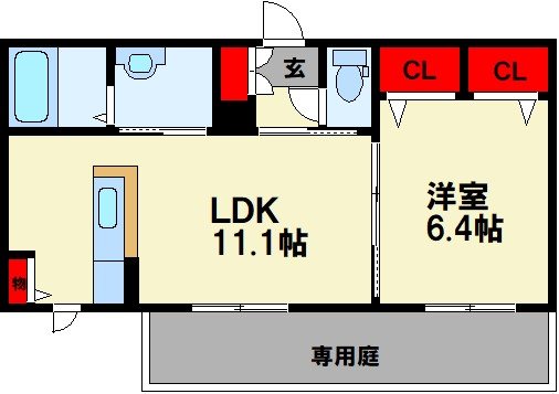 ブルーハイム 彩Ⅱ C棟 間取り