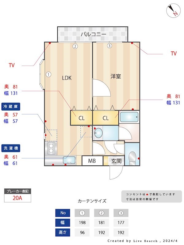 バルーン金山 間取り