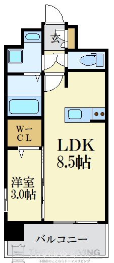 グランフォーレ県庁前アネックス 間取り
