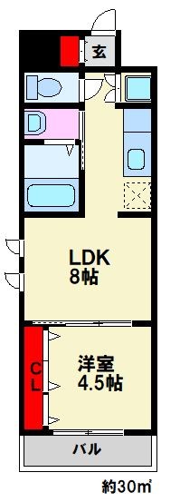 ツインコート高宮 間取り　