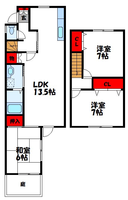 テラスハウス青葉 間取り図