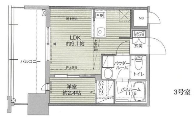 グランフォーレ博多ウォーターフロント 間取り