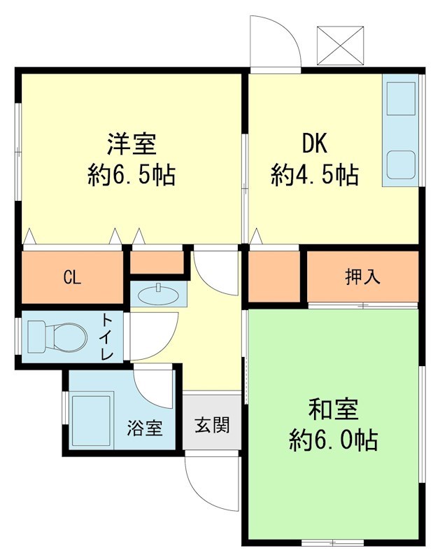 阿蘇借家Ⅱ 間取り