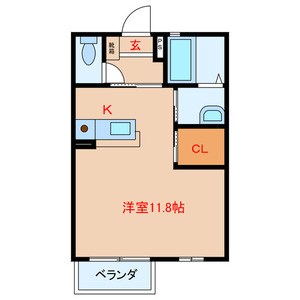 シャーメゾン西新 間取り